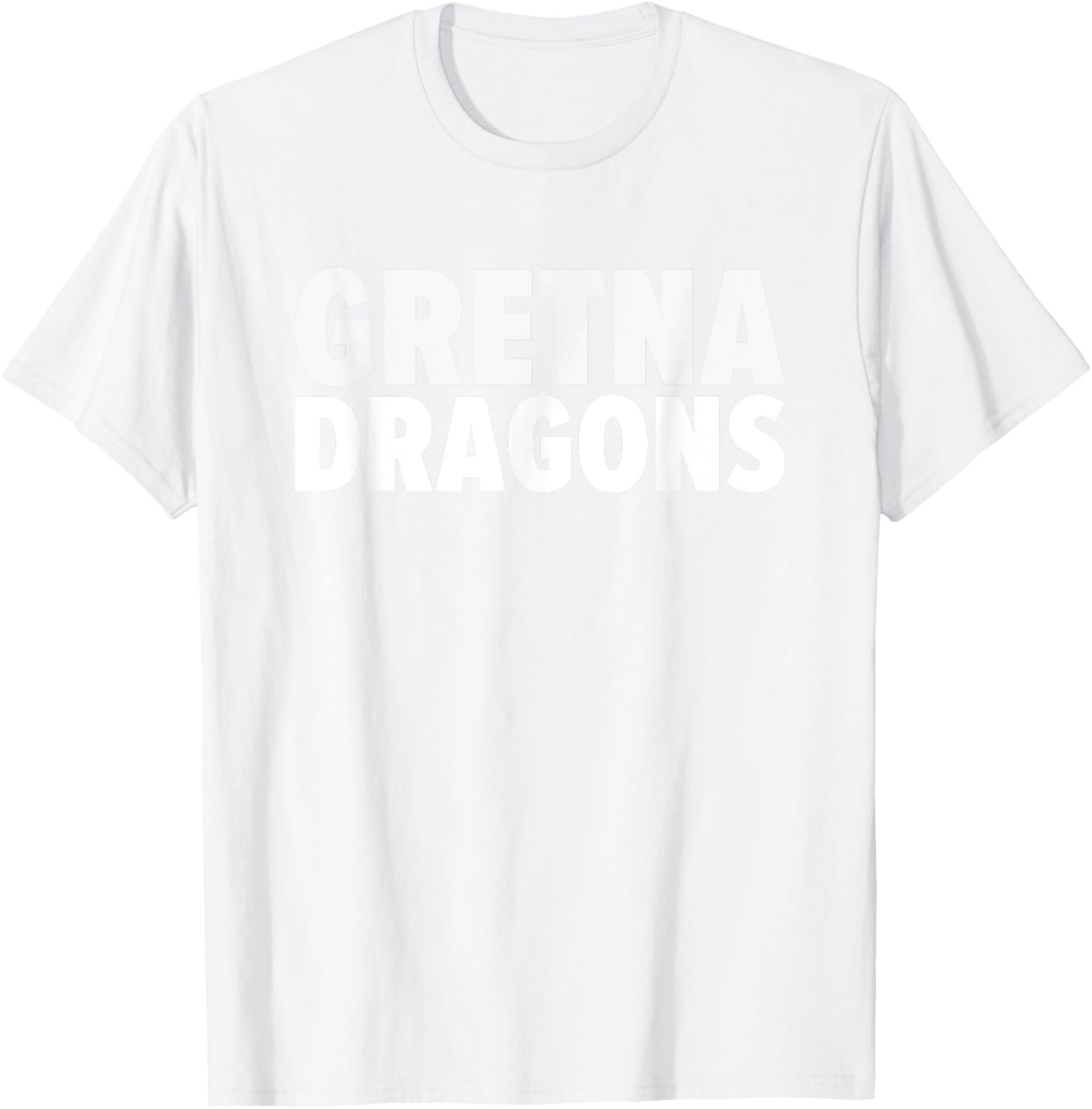 Gretna Dragons Bold T-Shirt - T-Shirt | White