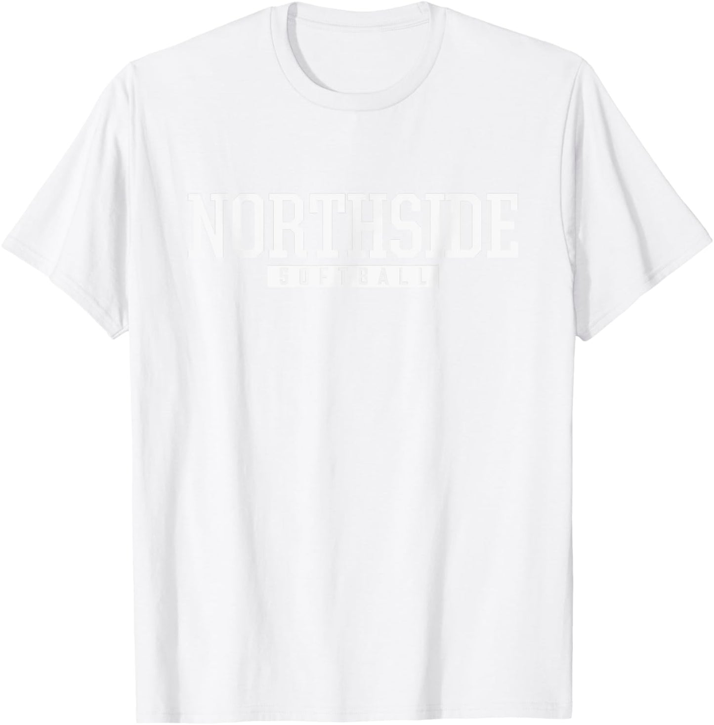 Northside High School Softball T-Shirt - T-Shirt | White
