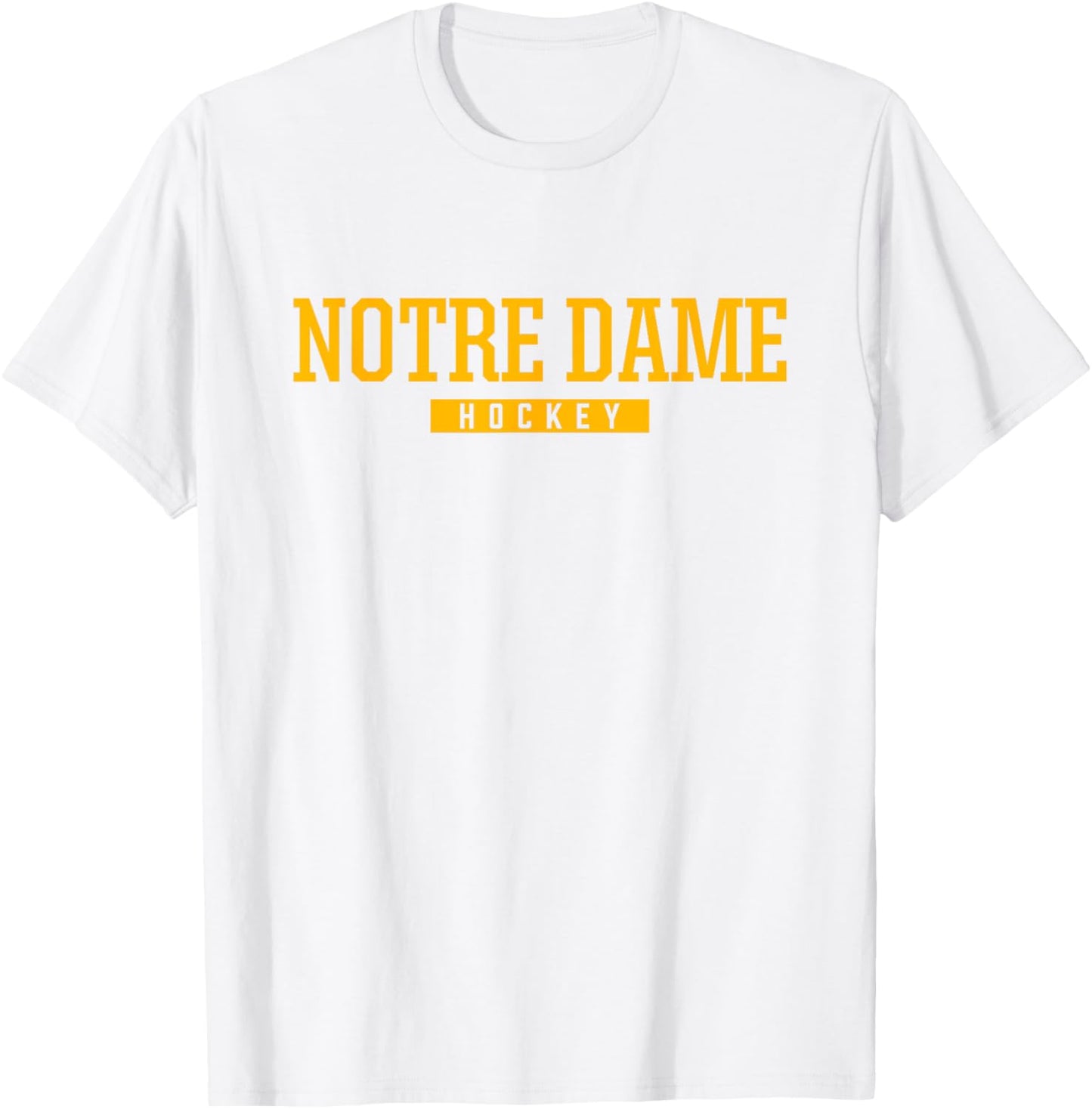 Notre Dame High School Hockey T-Shirt - T-Shirt | White