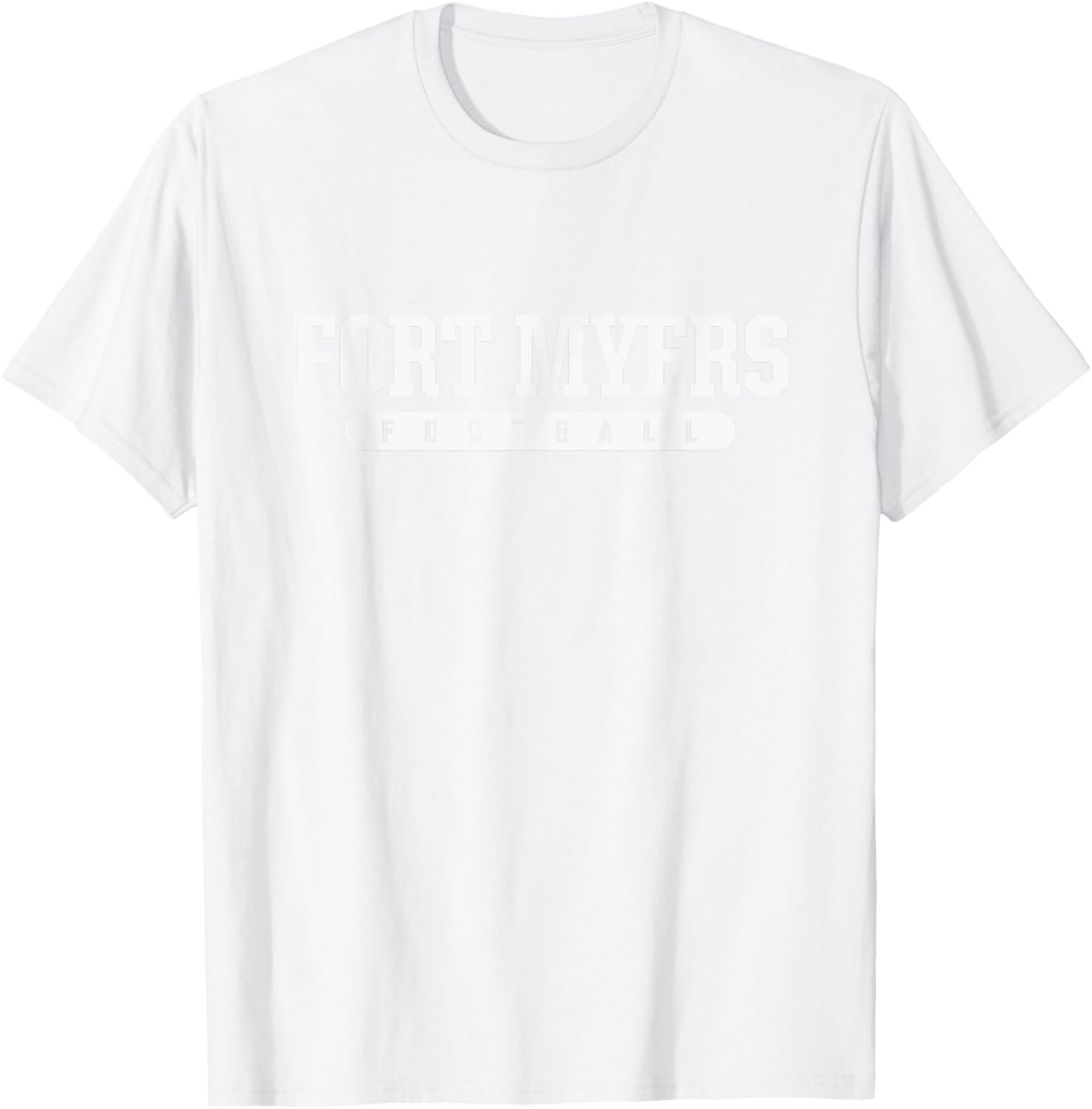 Fort Myers High School Football T-Shirt - T-Shirt | White