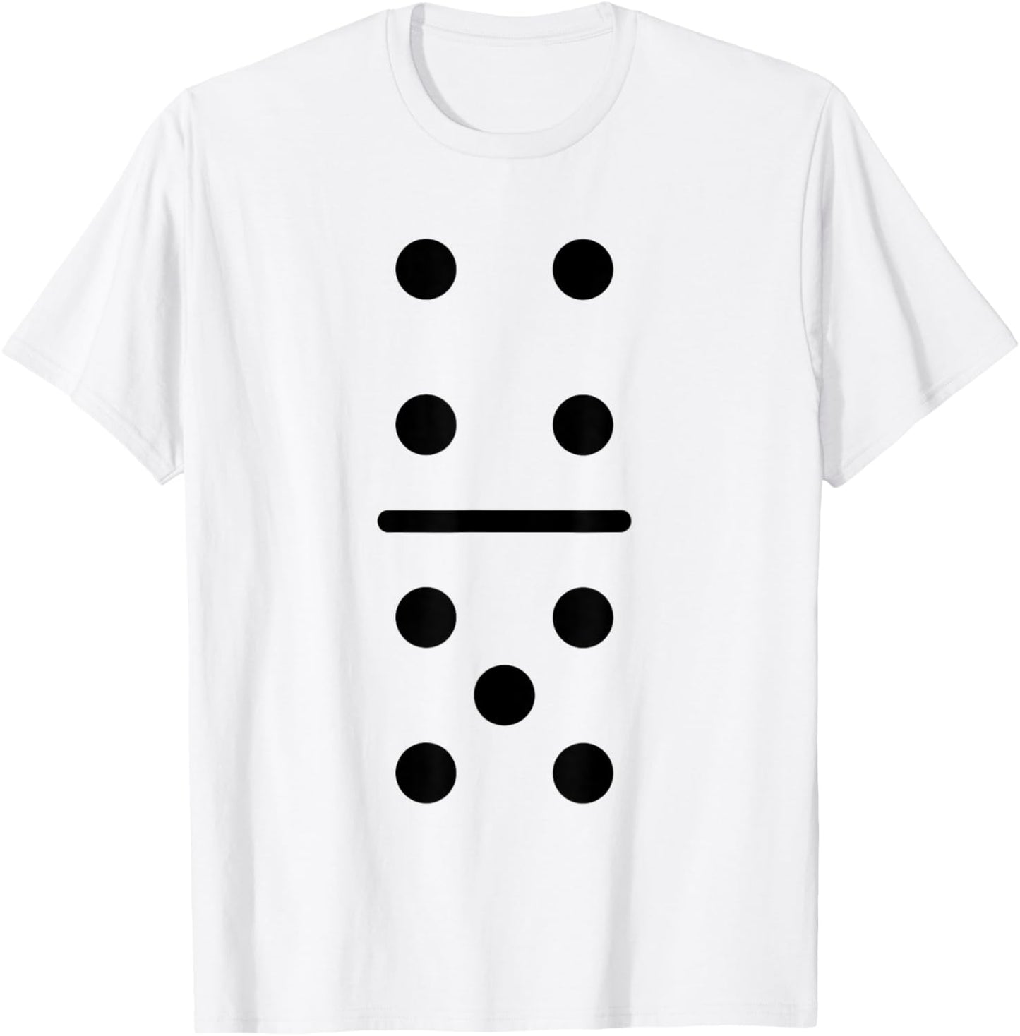 Domino Game 4 5 Dots Halloween Matching Group Costume T-Shirt - T-Shirt | White