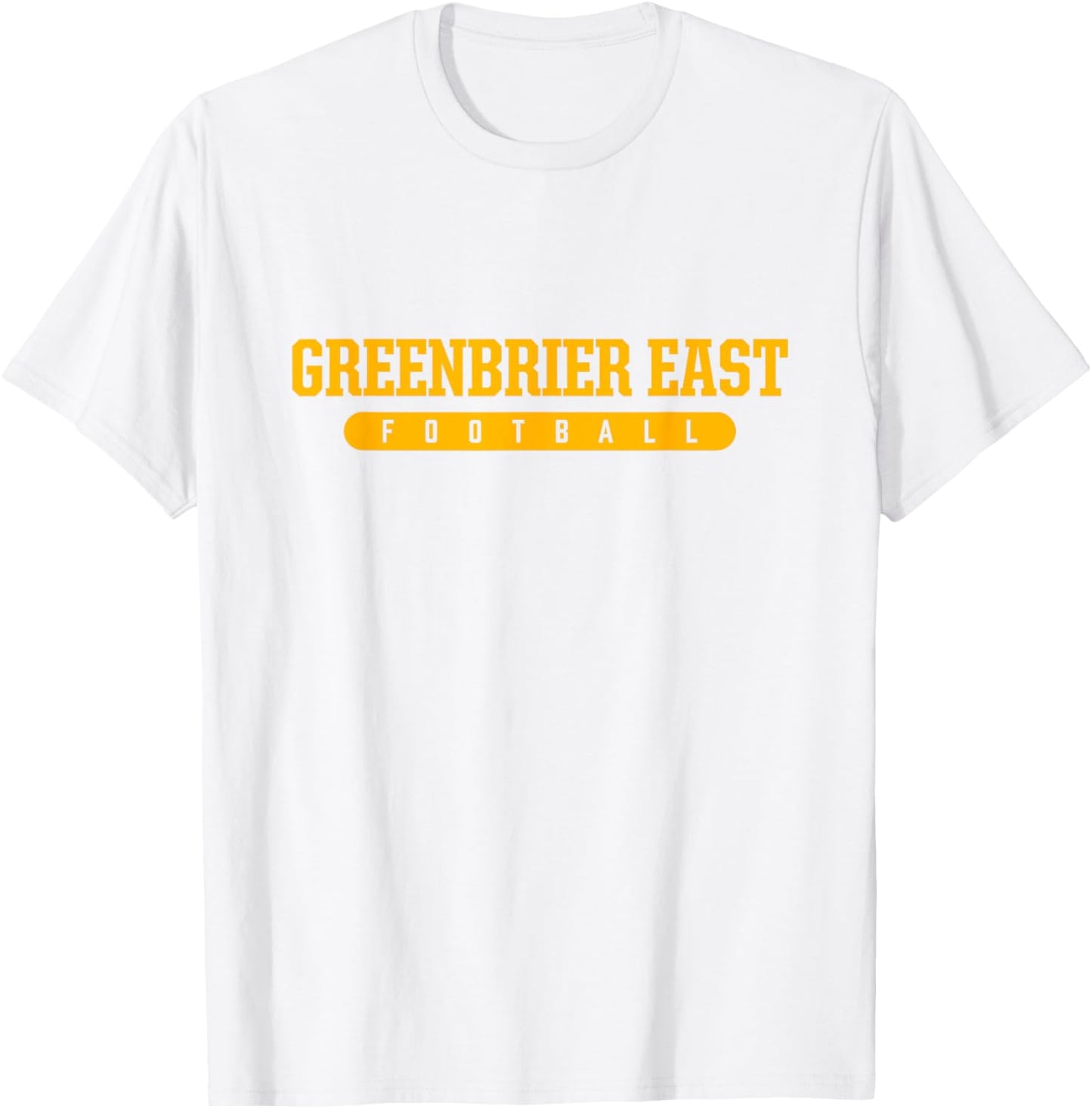Greenbrier East High School Football T-Shirt - T-Shirt | White