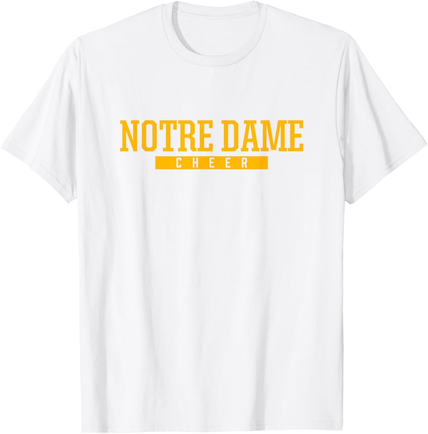 Notre Dame High School Cheer T-Shirt - T-Shirt | White