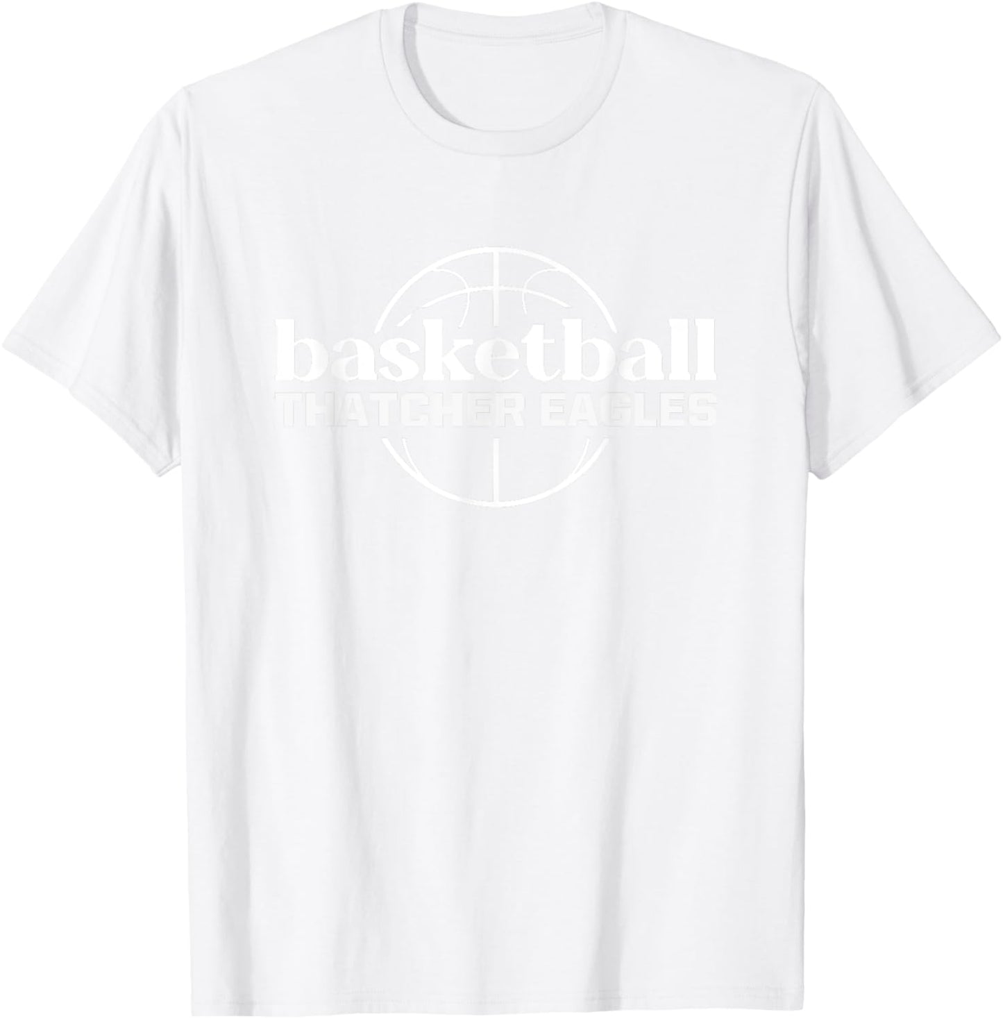 Thatcher Eagles Basketball T-Shirt - T-Shirt | White