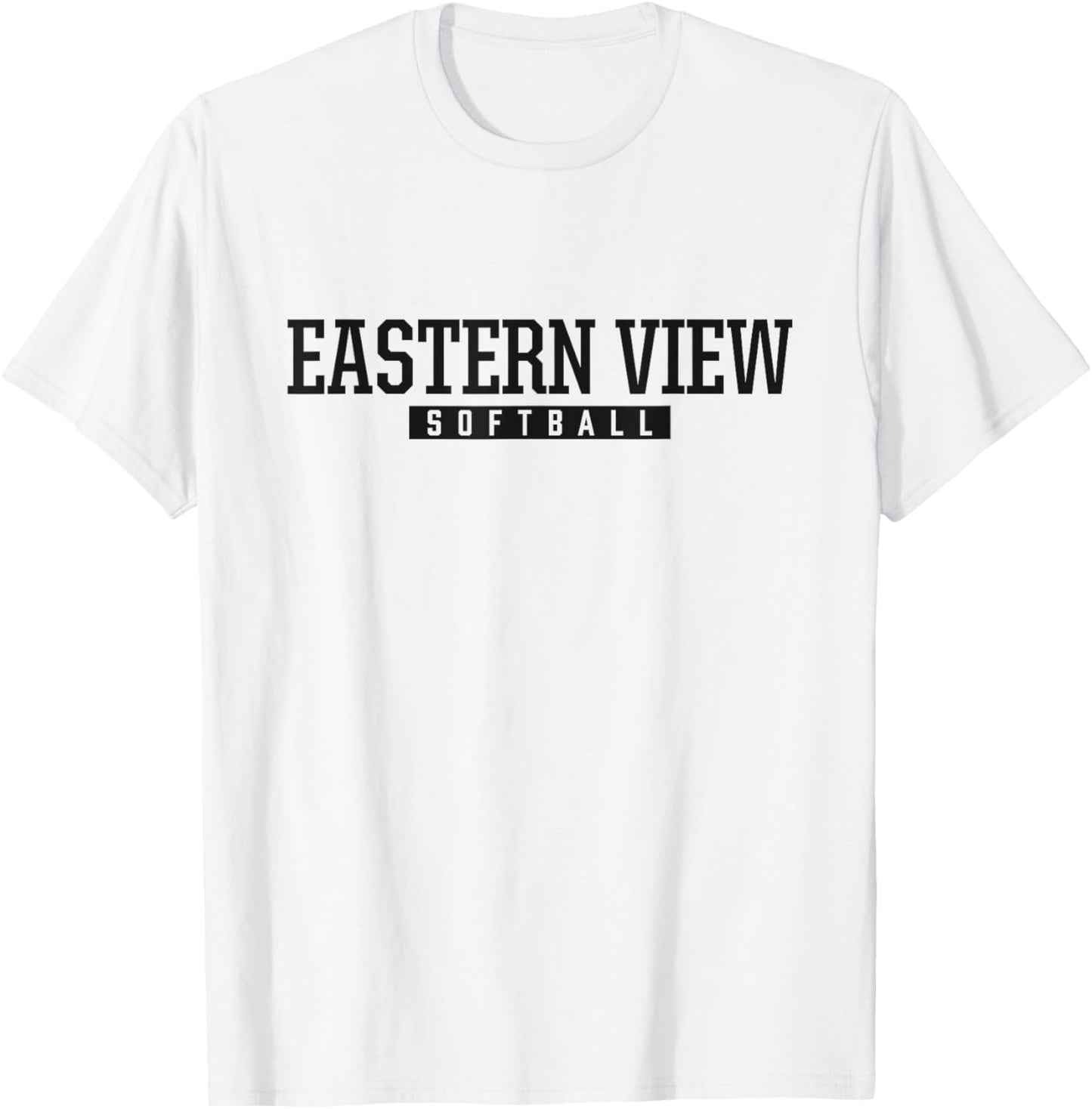 Eastern View High School Softball T-Shirt - T-Shirt | White