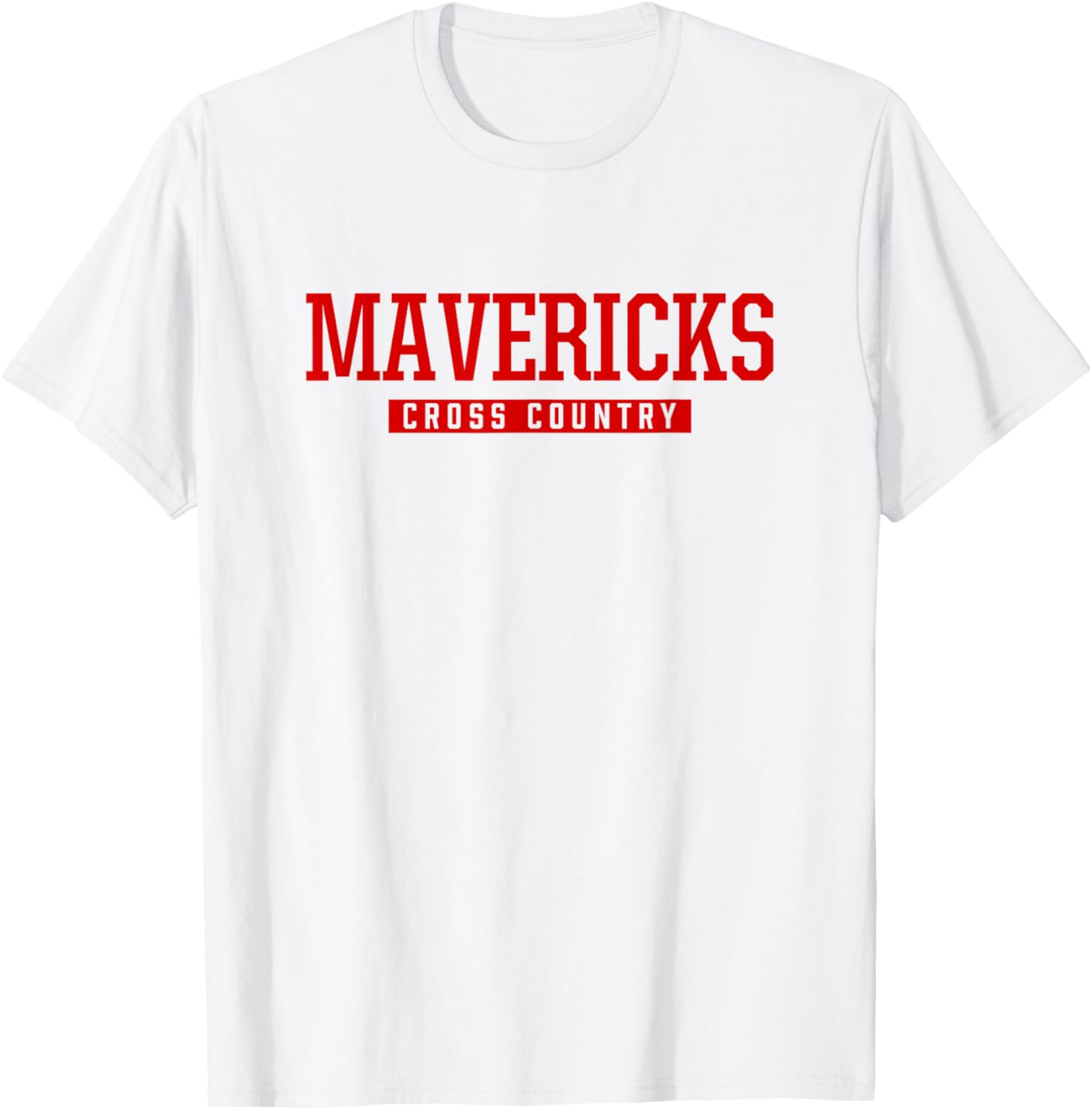 Southside Mavericks Cross Country HS T-Shirt - T-Shirt | White