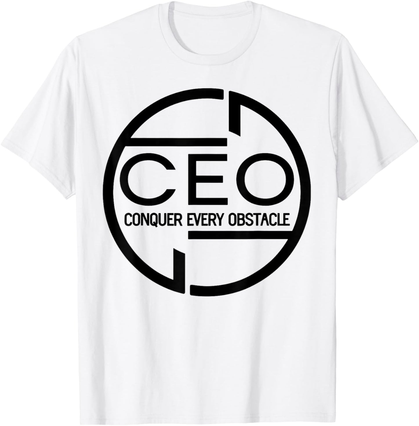 Conquer Every Obstacle T-Shirt - T-Shirt | White