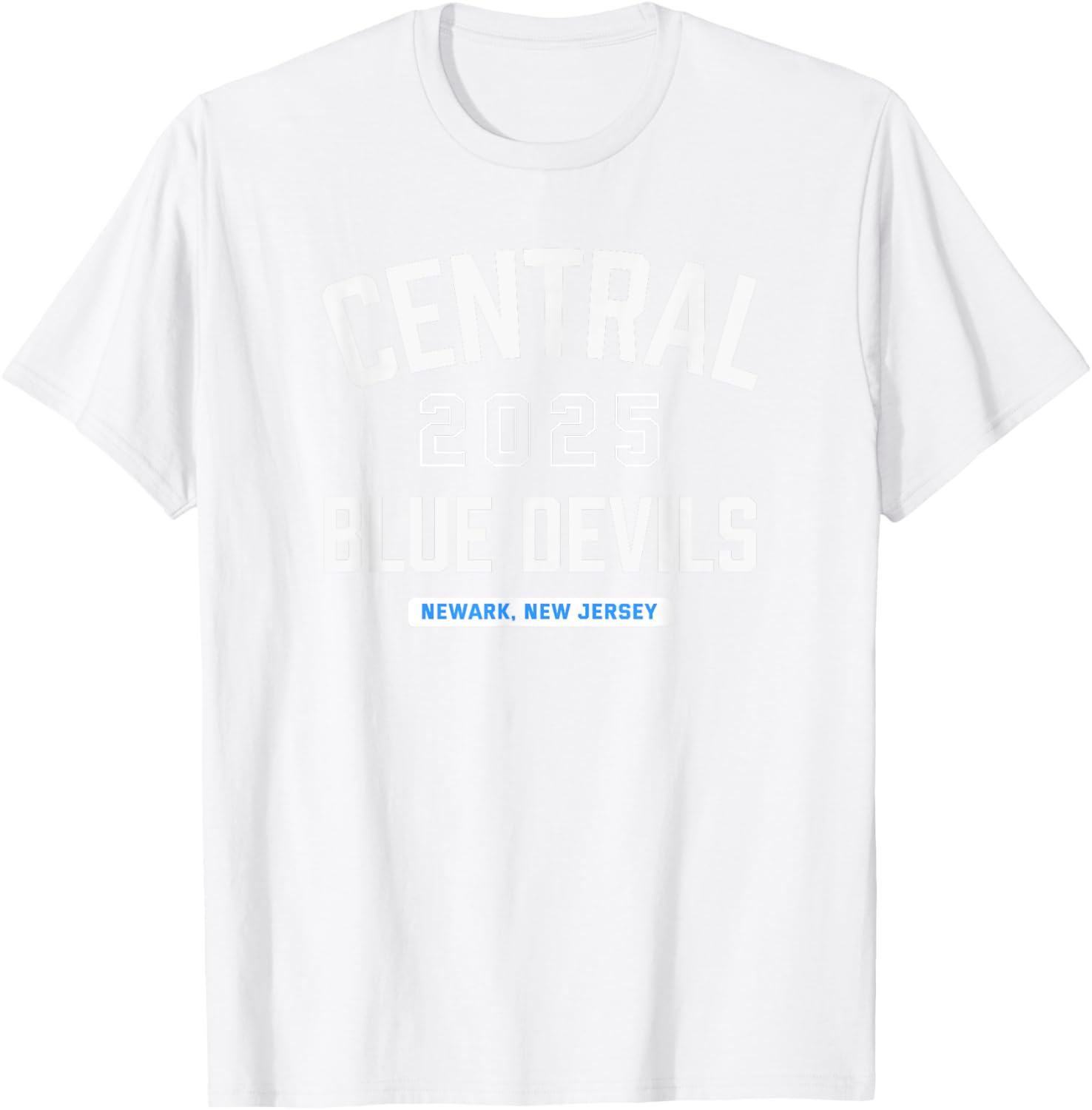 Central Blue Devils Newark, New Jersey 2025 T-Shirt - T-Shirt | White