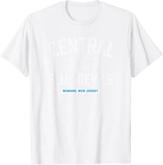 Central Blue Devils Newark, New Jersey 2025 T-Shirt - T-Shirt | White