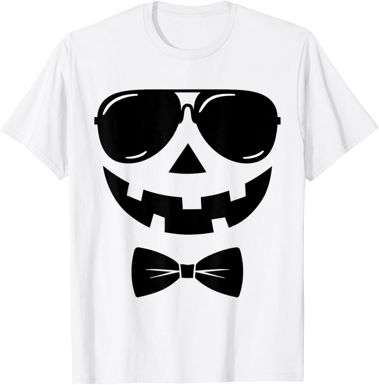 Vintage Pumpkin Face Jackolantern Jack O Lantern Halloween T-Shirt - T-Shirt | White