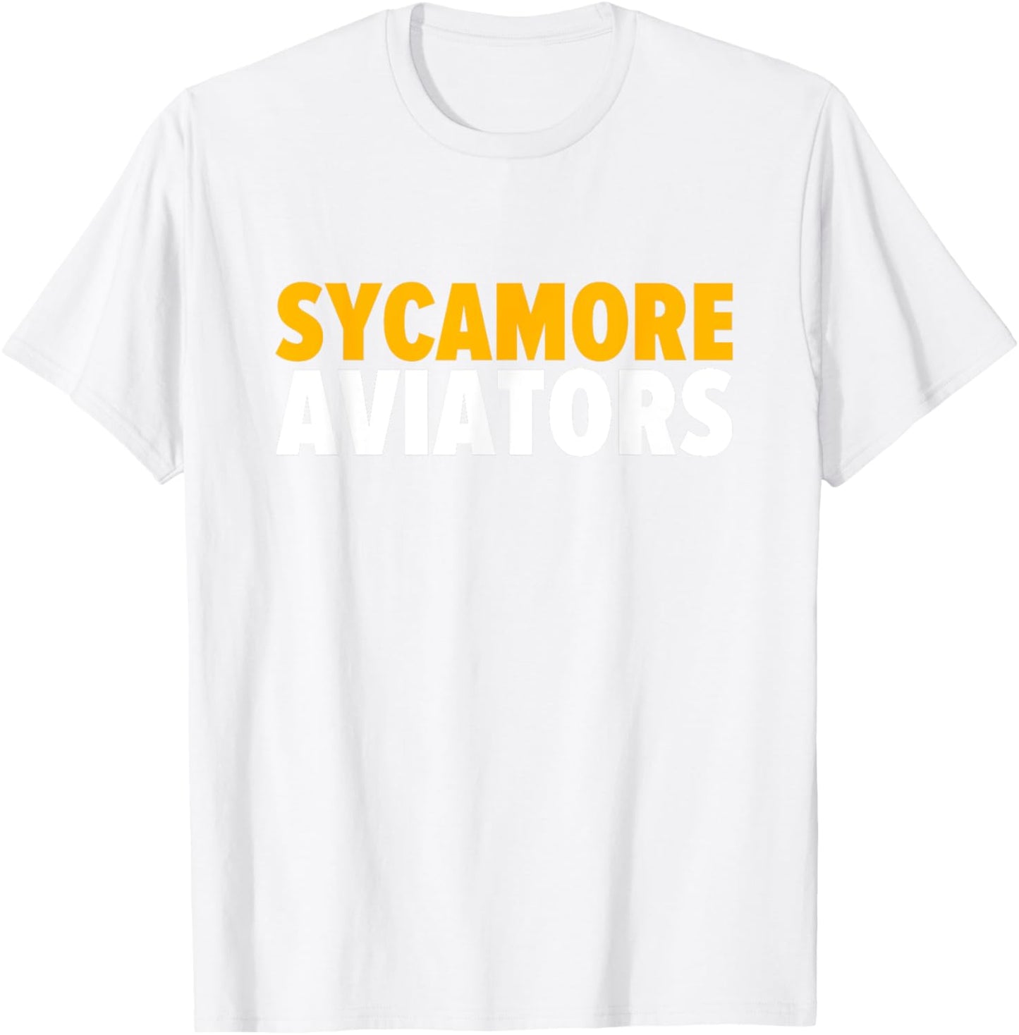 Sycamore Aviators Bold T-Shirt - T-Shirt | White