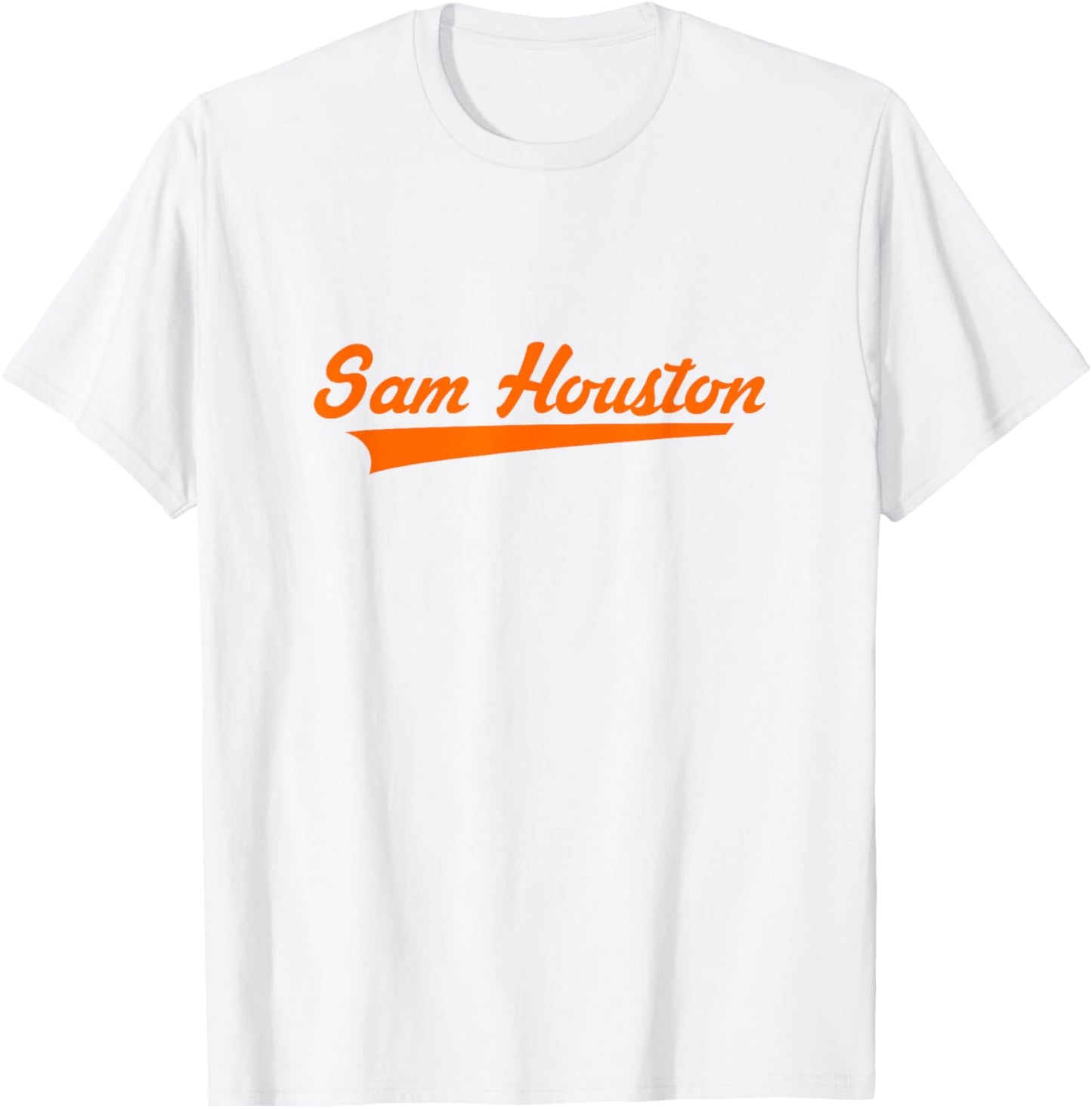 Sam Houston High School Vintage Swoosh T-Shirt - T-Shirt | White