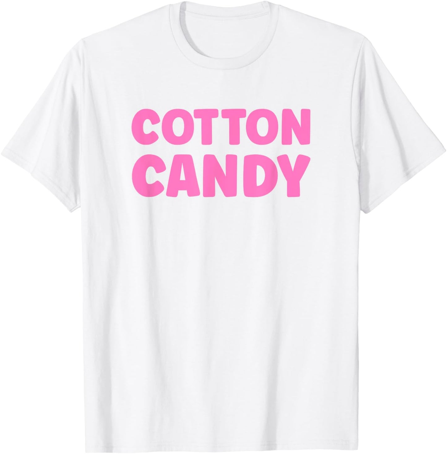 Pretend I'm Cotton Candy Halloween Costume Matching T-Shirt - T-Shirt | White