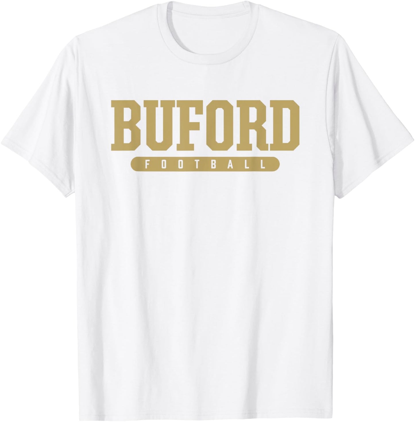 Buford High School Football T-Shirt - T-Shirt | White