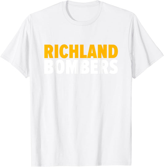 Richland Bombers Bold T-Shirt - T-Shirt | White
