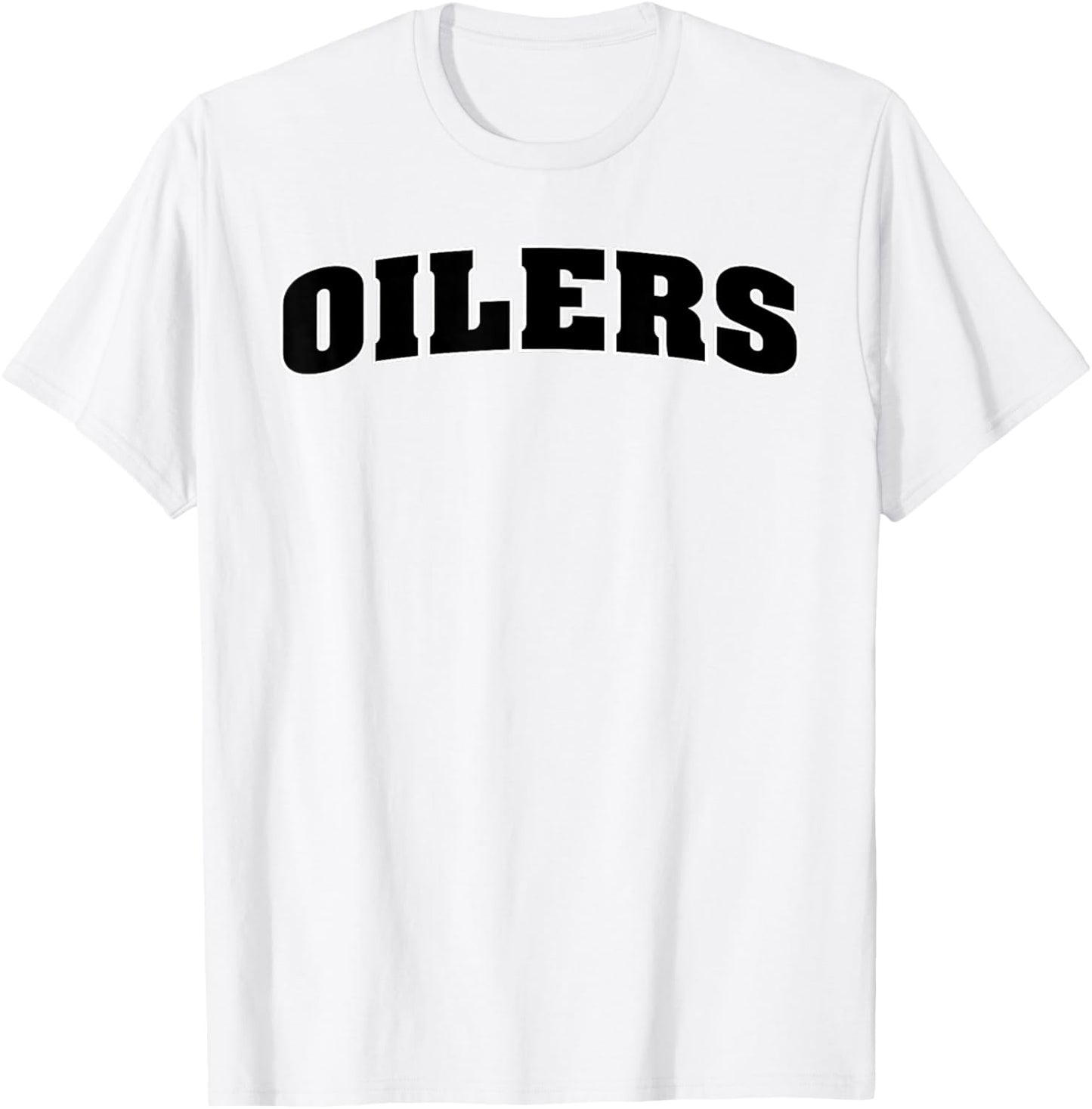 University of Findlay Oilers Block Type Logo T-Shirt - T-Shirt | White