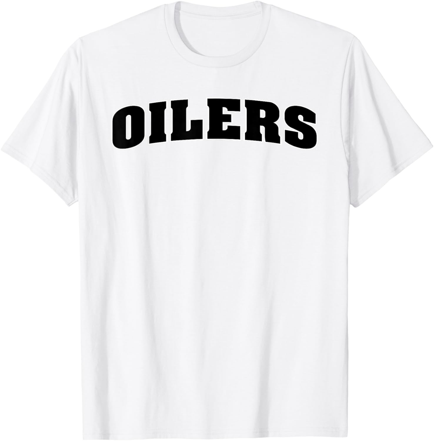University of Findlay Oilers Block Type Logo T-Shirt - T-Shirt | White