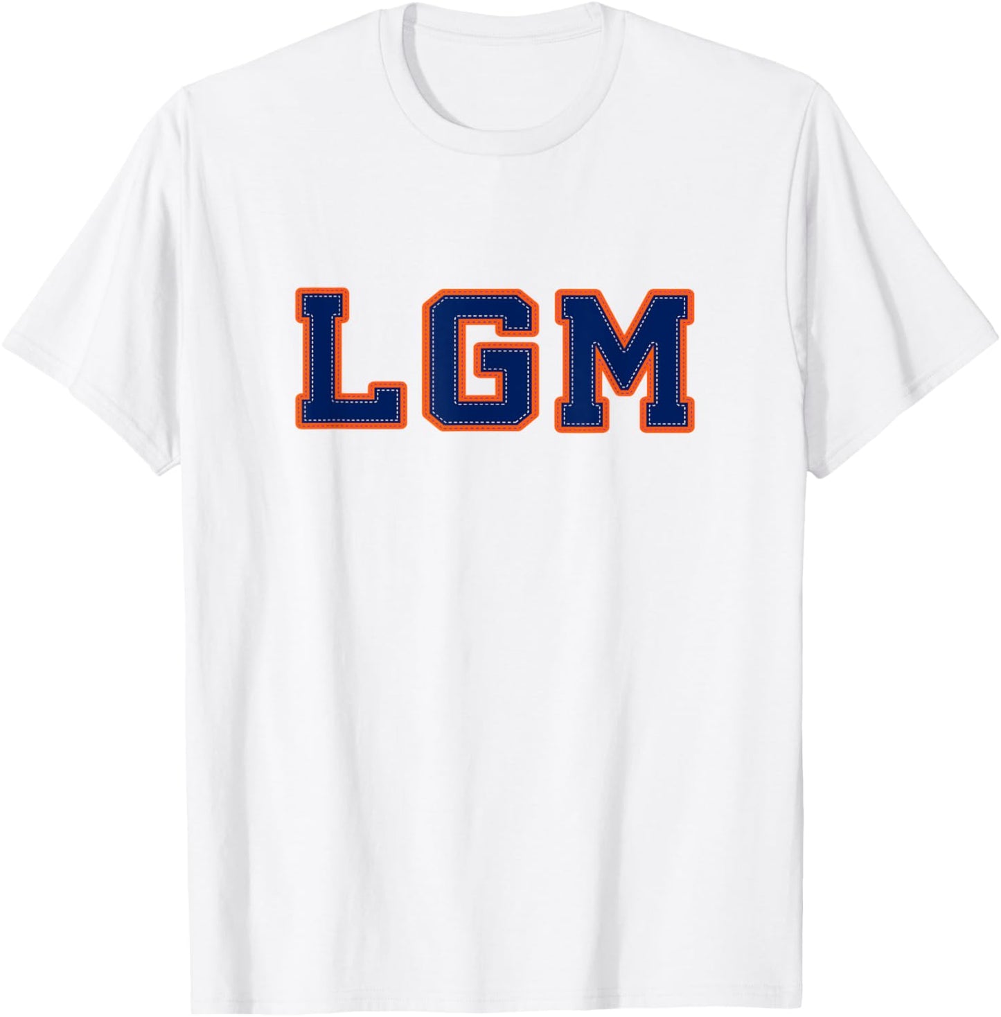 LFGM Baseball Let's Go T-Shirt - T-Shirt | White