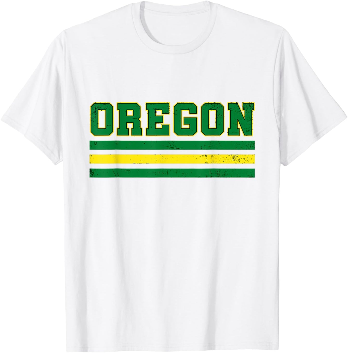 Graphic Oregons Name Proud - Oregons Spirit Evergreen Sports T-Shirt - T-Shirt | White