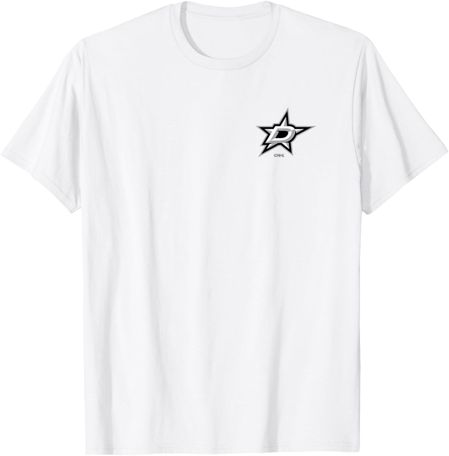 Dallas Stars Support Green Officially Licensed T-Shirt - T-Shirt | White
