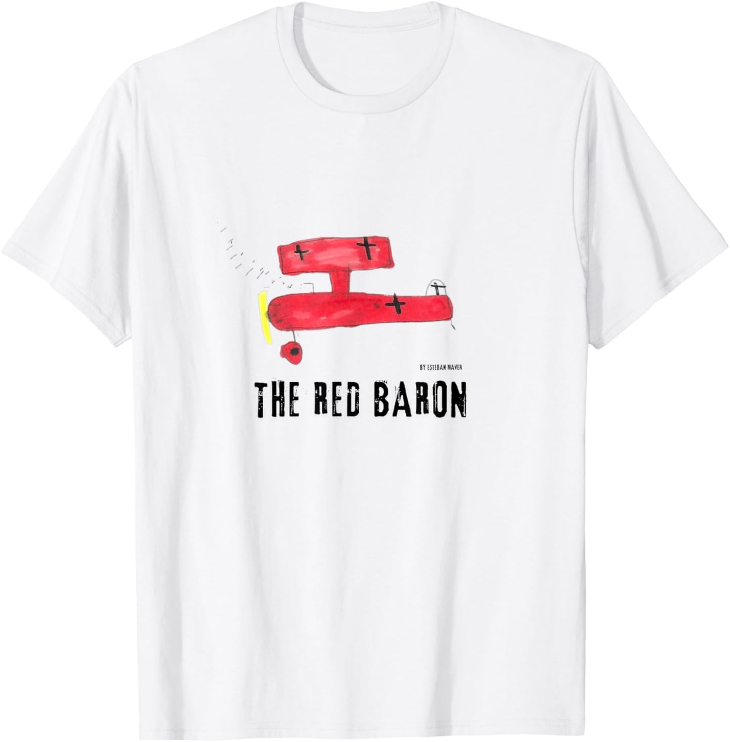 Red Baron, Aviation, aircraft, airplane. T-Shirt - T-Shirt | White
