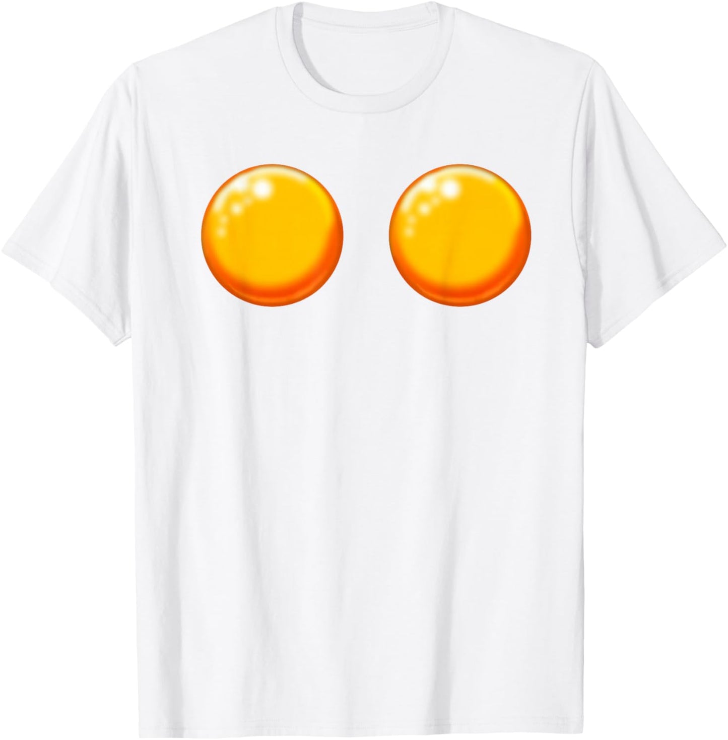 Double Yolk Egg Costume Funny Christmas Halloween Egg T-Shirt - T-Shirt | White