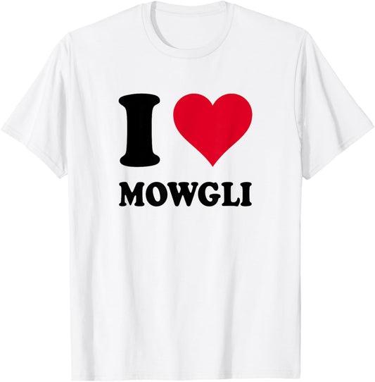 I Love Mowgli T-Shirt - T-Shirt | White