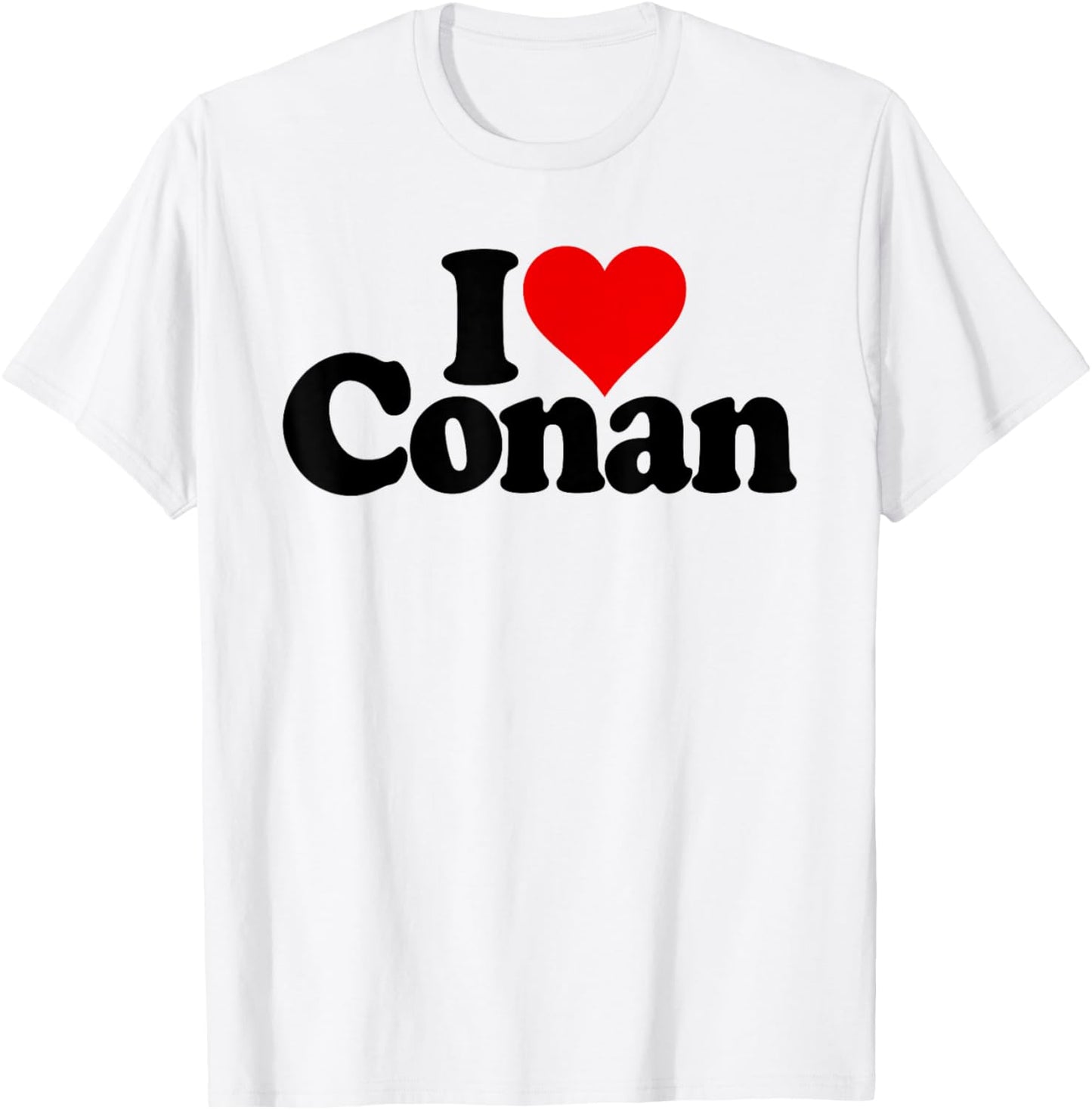 I Love Heart Conan T-Shirt - T-Shirt | White