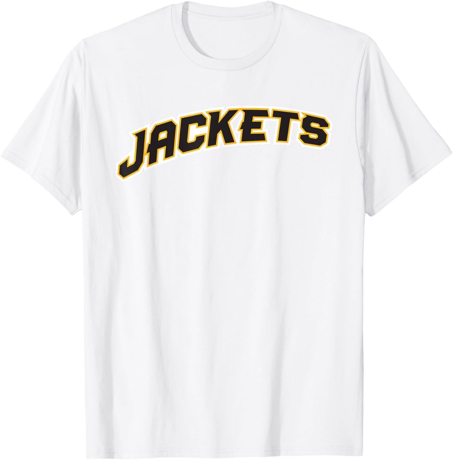 American International College AIC Yellow Jackets T-Shirt - T-Shirt | White