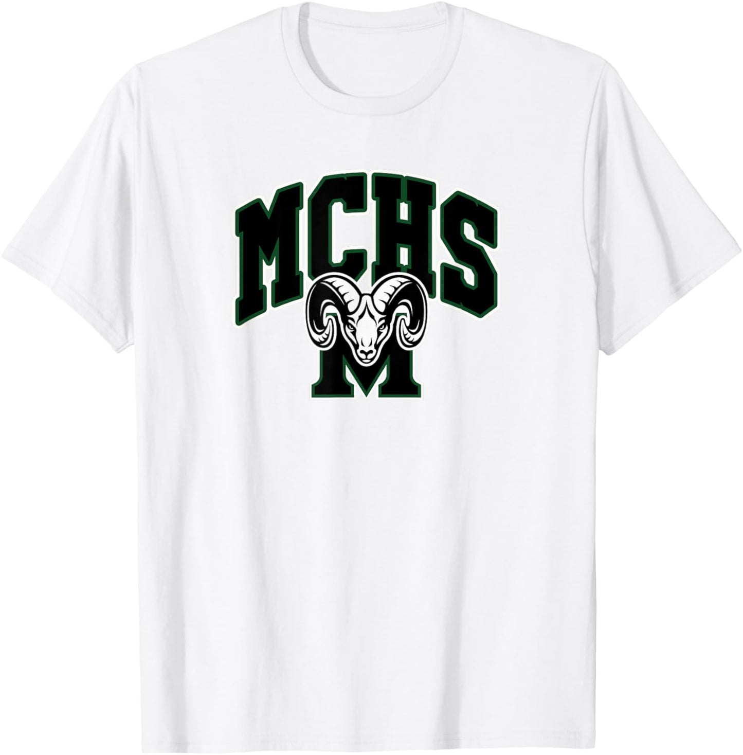 Mayde Creek High School Rams T-Shirt - T-Shirt | White
