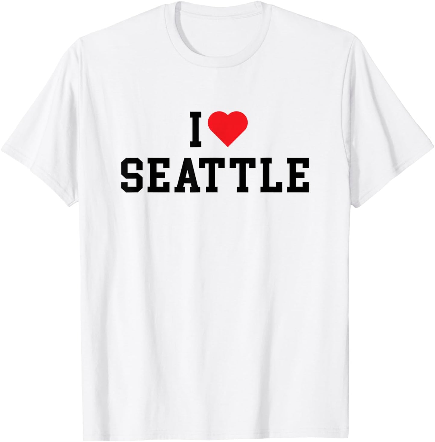 Seattle - I Love Seattle - Classic T-Shirt - T-Shirt | White