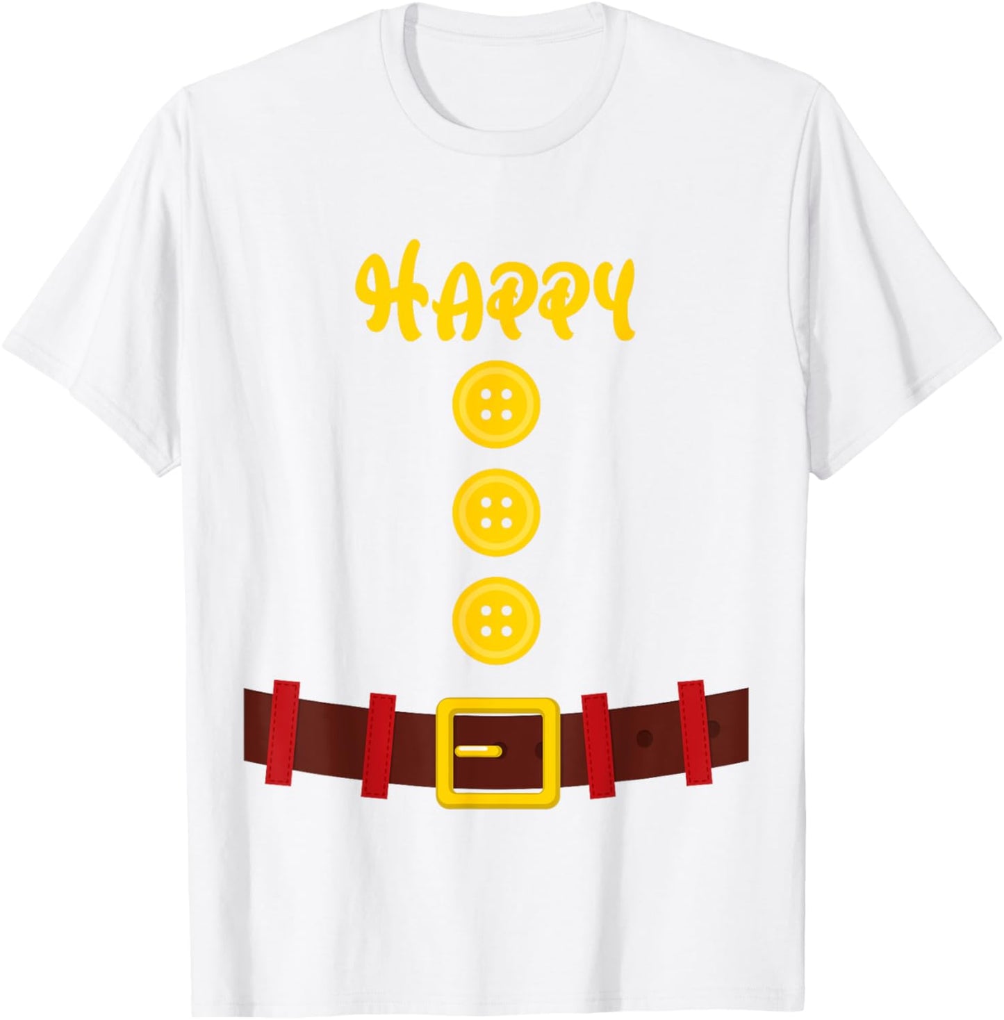 Dwarf Easy Halloween Group Dwarf Matching Men Women Costume T-Shirt - T-Shirt | White