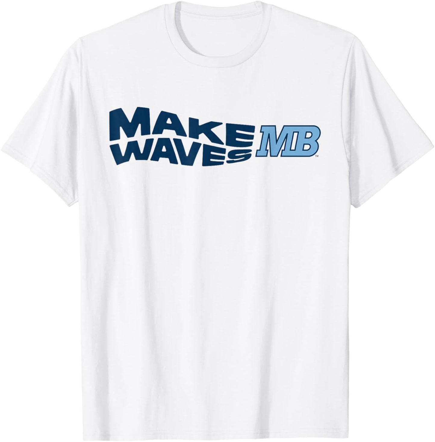 Cal State Monterey Bay Make Waves Logo T-Shirt - T-Shirt | White