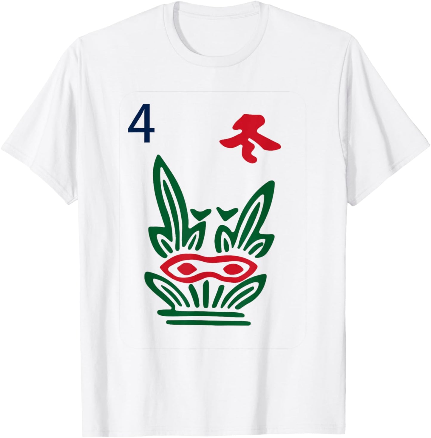 Chinese Mah Jong Seasons Winter Tile Mahjong Costume T-Shirt - T-Shirt | White