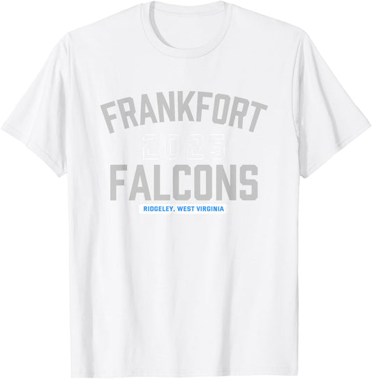 Frankfort Falcons Ridgeley, West Virginia 2025 T-Shirt - T-Shirt | White