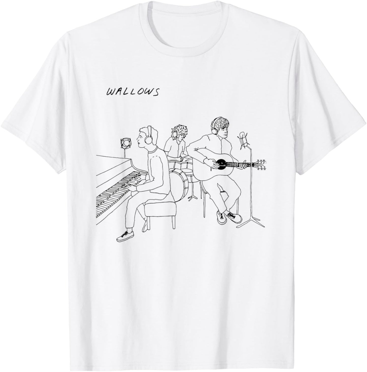 WL line art T-Shirt - T-Shirt | White