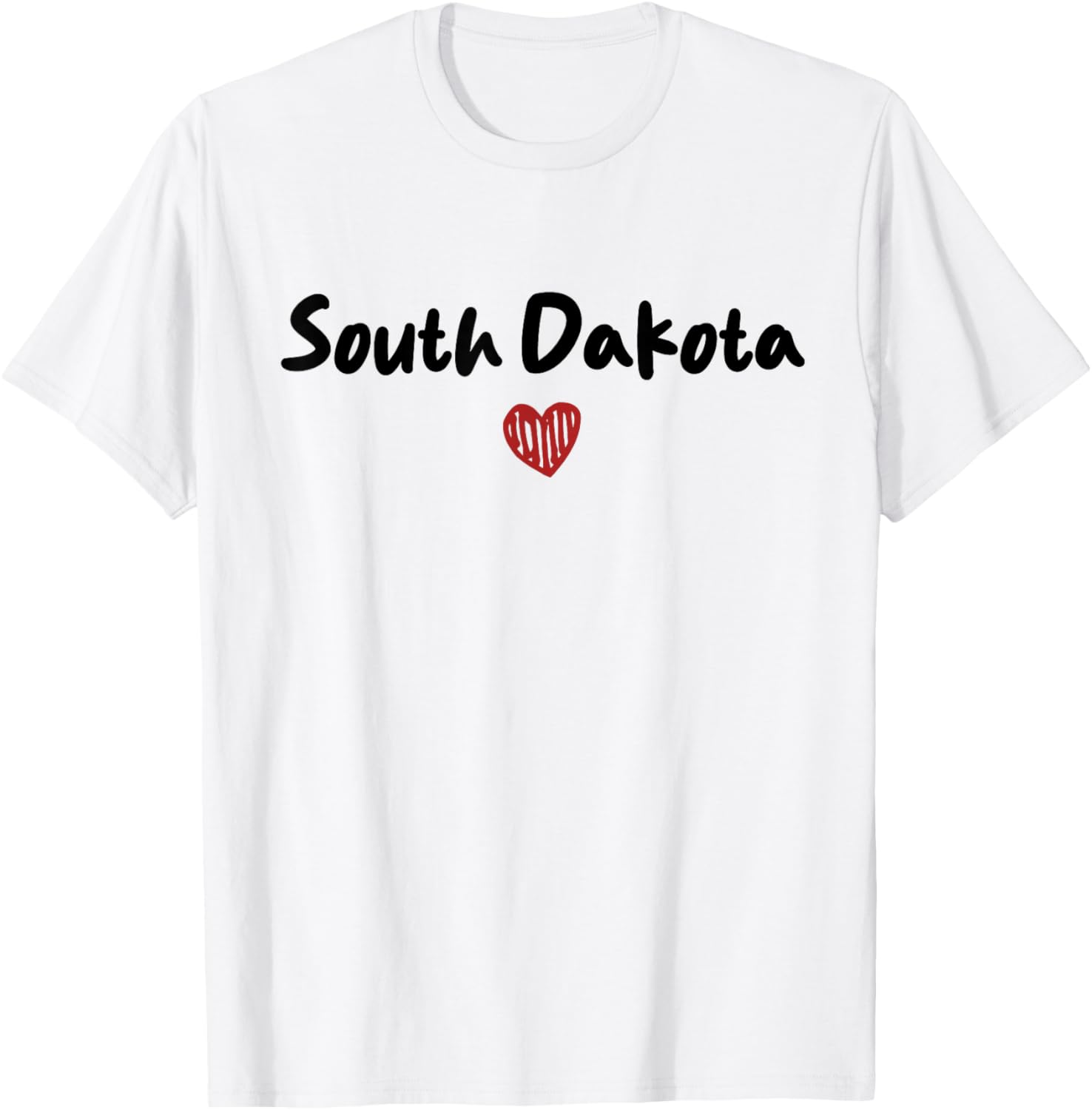 South Dakota - I Love South Dakota - Classic T-Shirt - T-Shirt | White