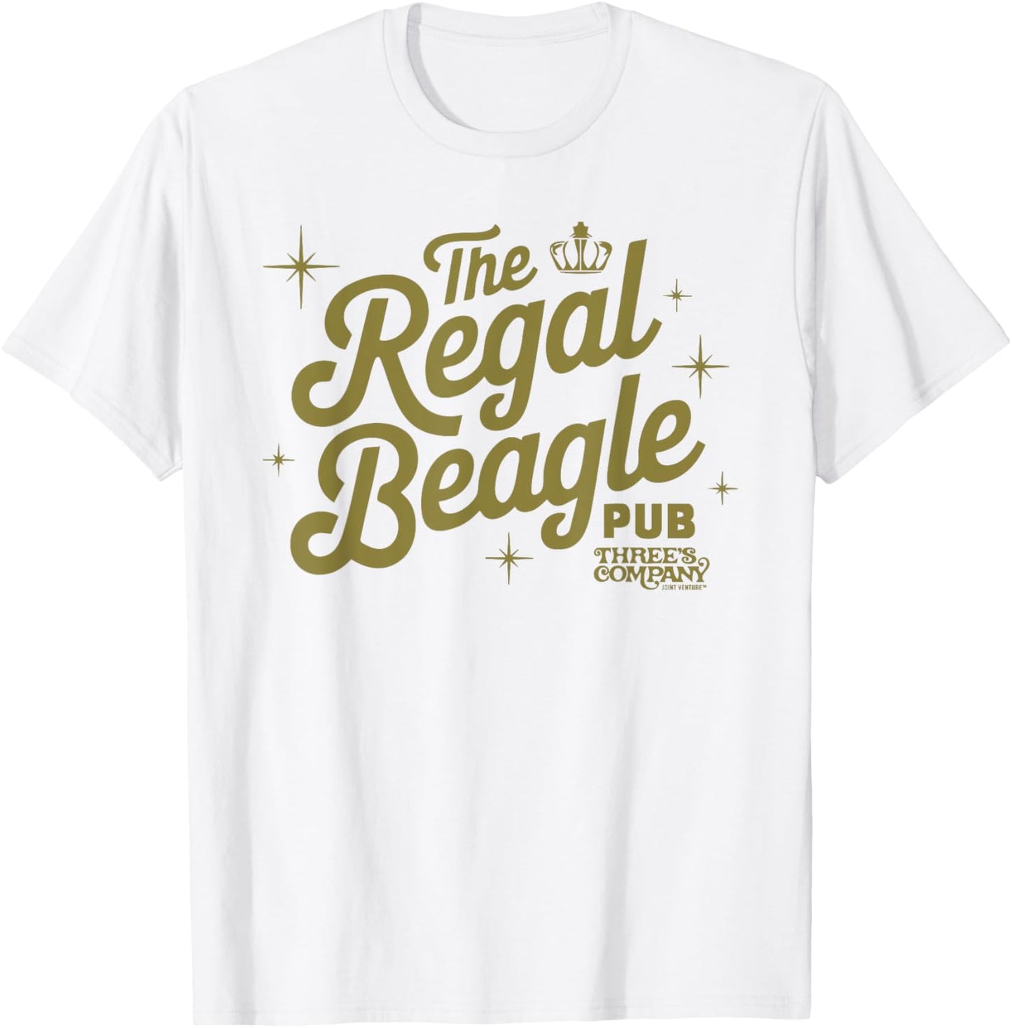 Regal Beagle Pub Retro Three's Company - Officially Licensed T-Shirt - T-Shirt | White