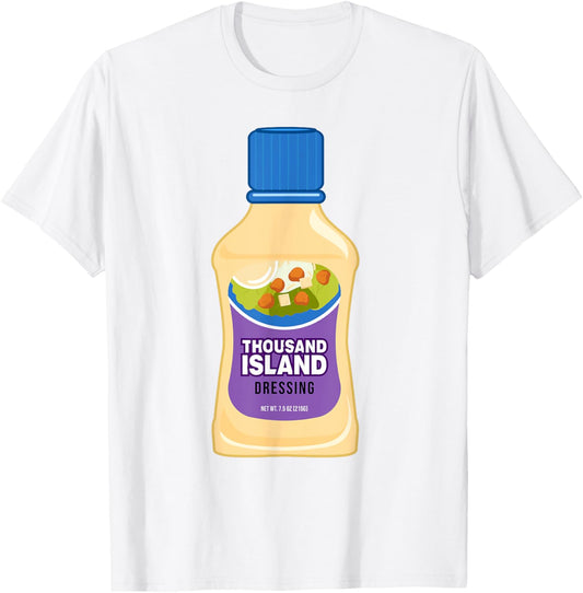 Thousand Island Dressing Costume Halloween Group Condiment T-Shirt - T-Shirt | White