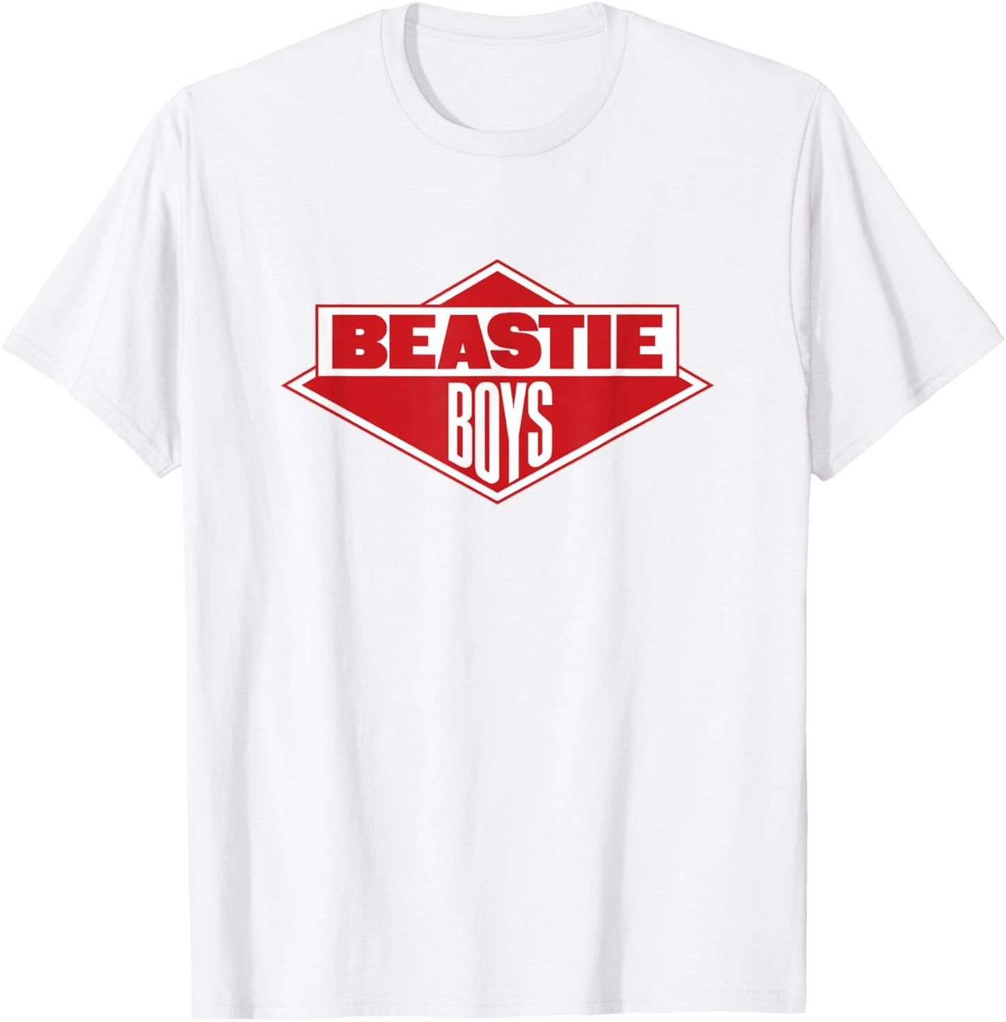 Official Beastie Boys Red Diamond Logo T-Shirt - T-Shirt | White