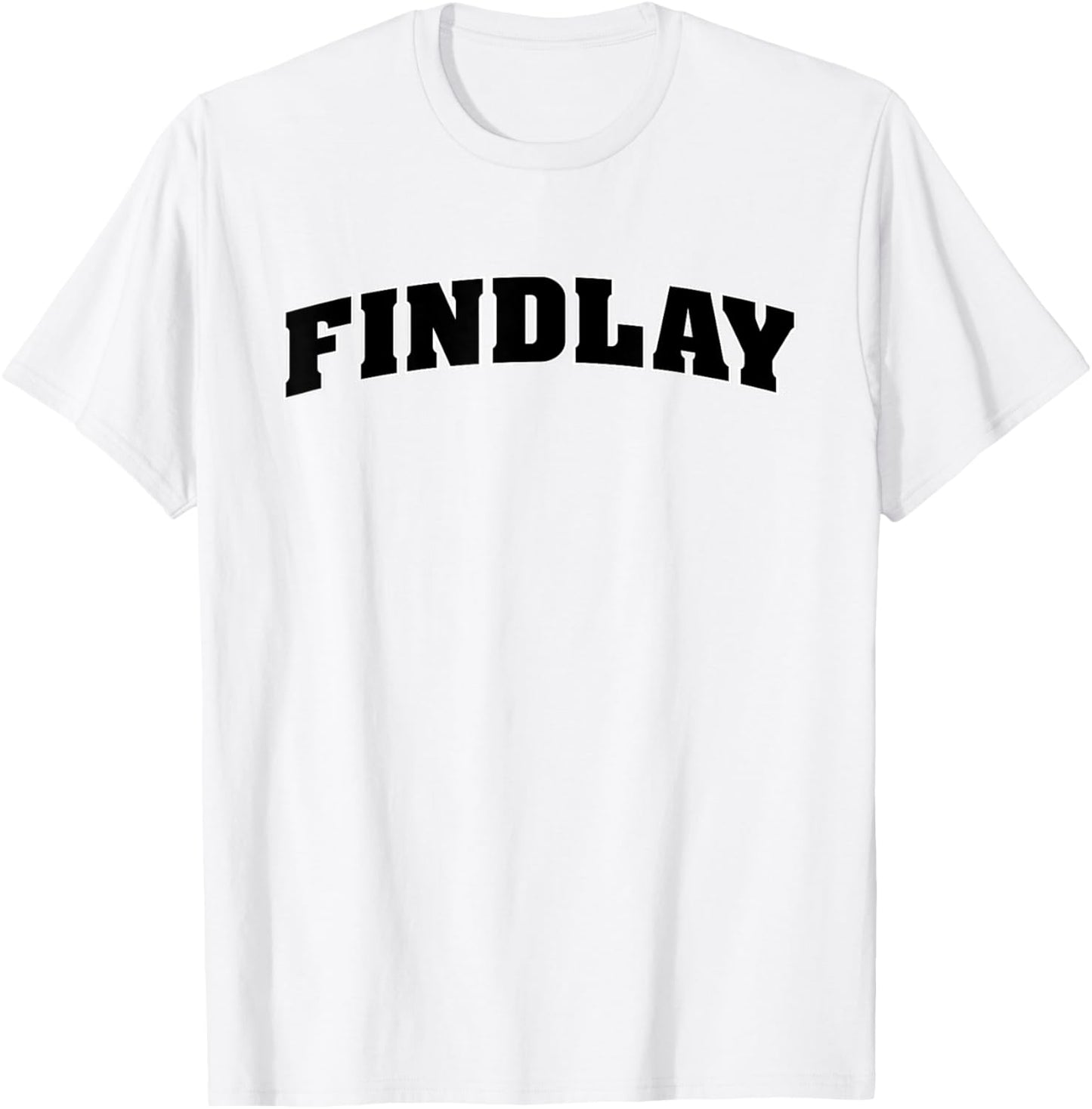 University of Findlay Oilers Block Text Logo T-Shirt - T-Shirt | White