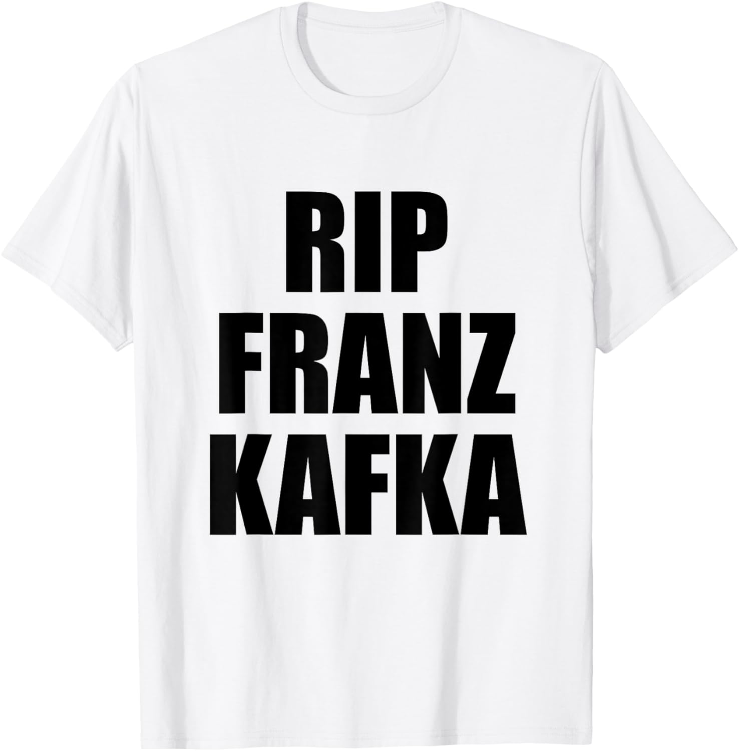 Funny RIP Franz Kafka Y2K Oddly Specific T-Shirt - T-Shirt | White