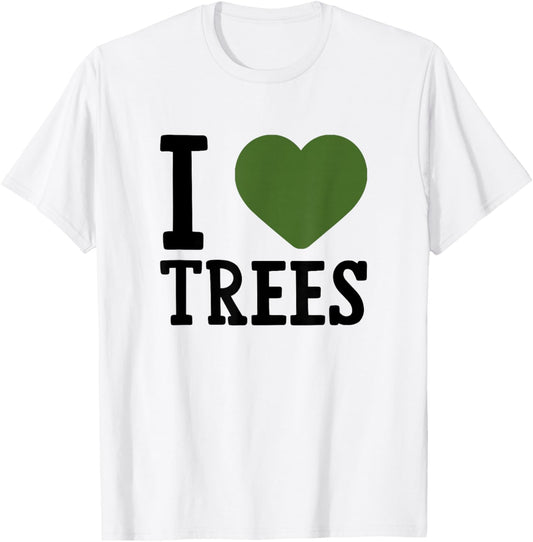 Kddrip Adventure I Love Trees, Tree Lover Day, Nature T-Shirt - T-Shirt | White