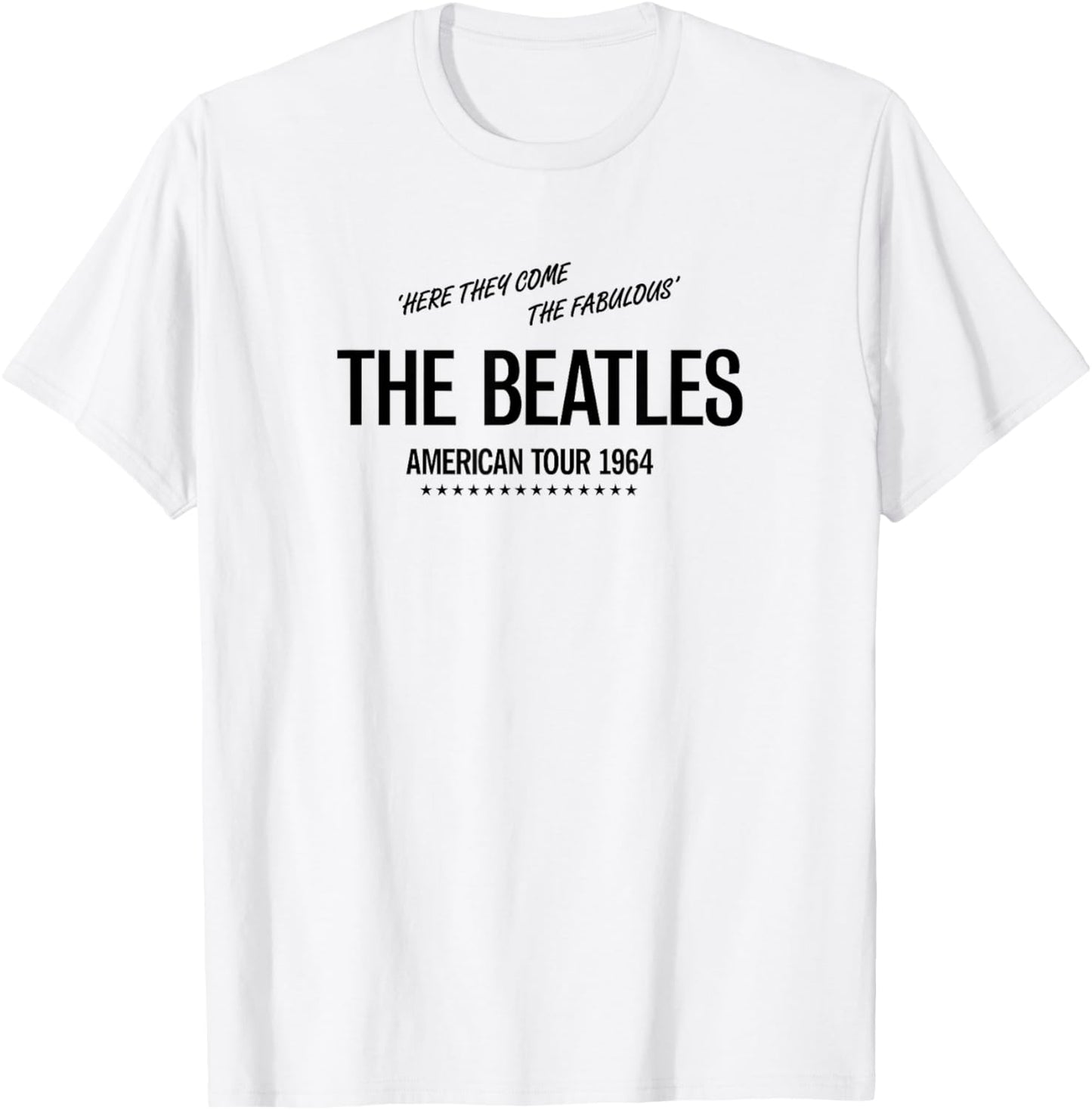 The Beatles - American Tour 1964 City Dates T-Shirt - T-Shirt | White