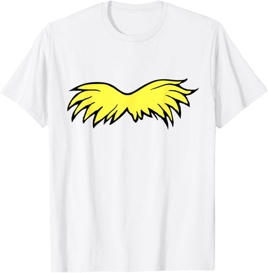 Dr. Seuss The Lorax - Lorax Mustache T-Shirt - T-Shirt | White