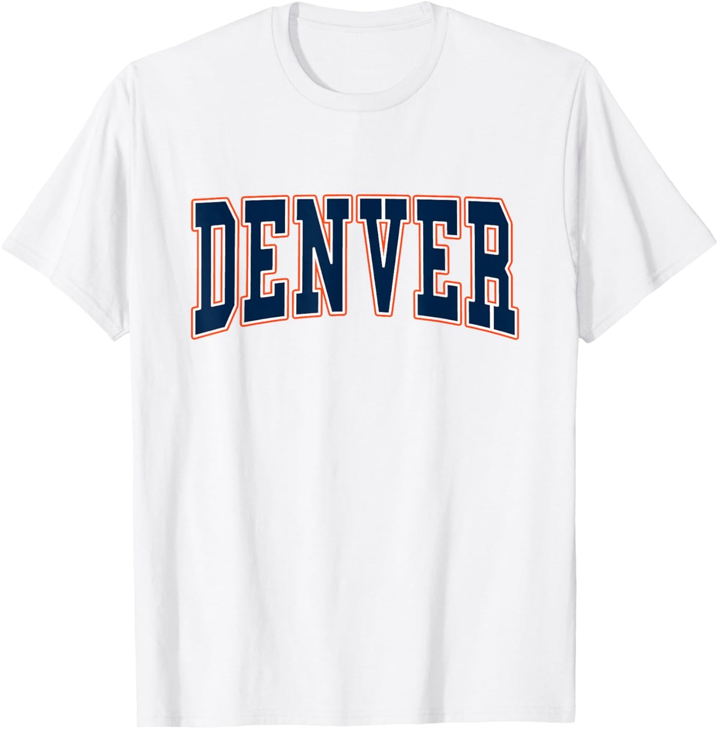 DENVER - Throwback Design - Classic T-Shirt - T-Shirt | White