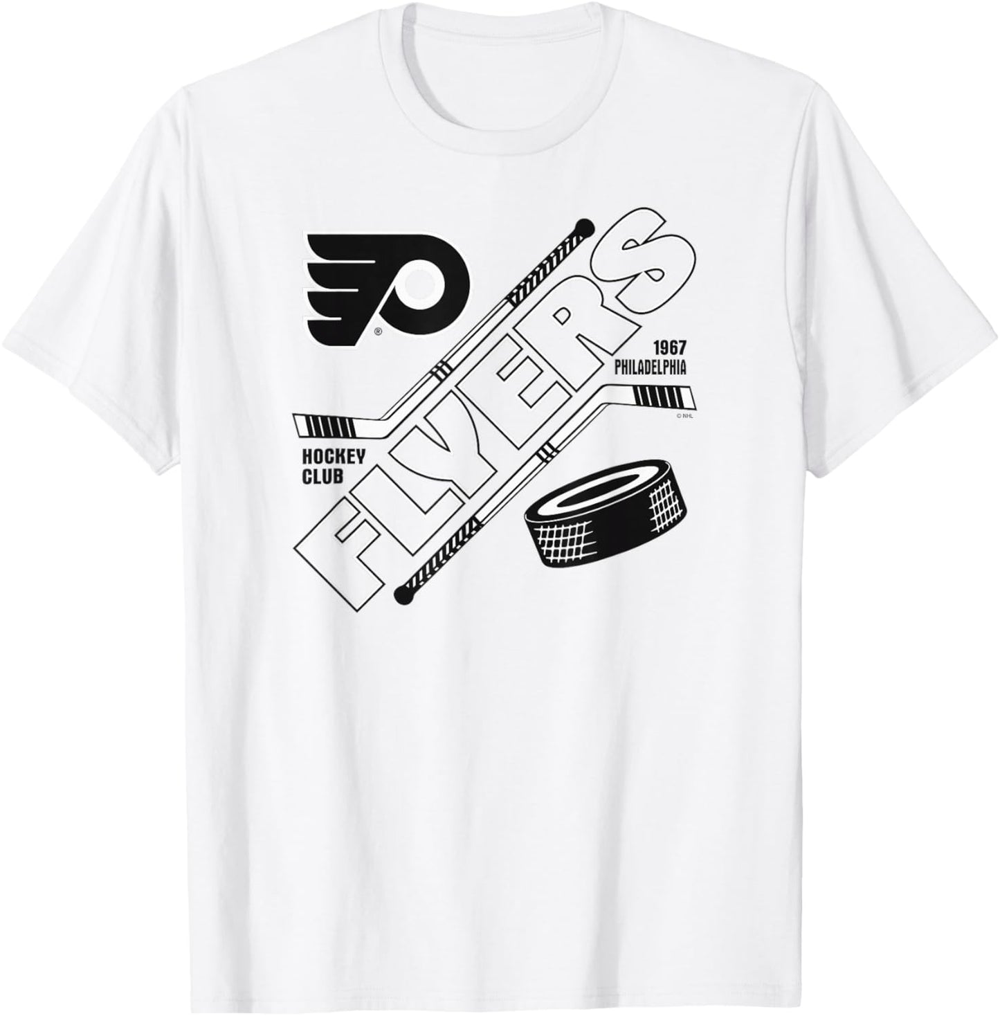 Philadelphia Flyers Force Orange Officially Licensed T-Shirt - T-Shirt | White