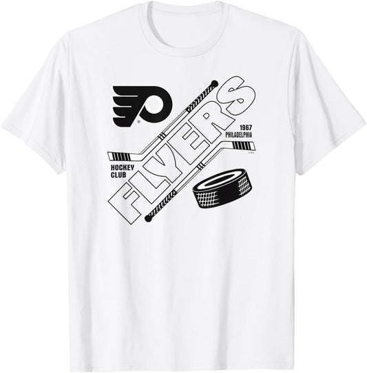 Philadelphia Flyers Force Orange Officially Licensed T-Shirt - T-Shirt | White