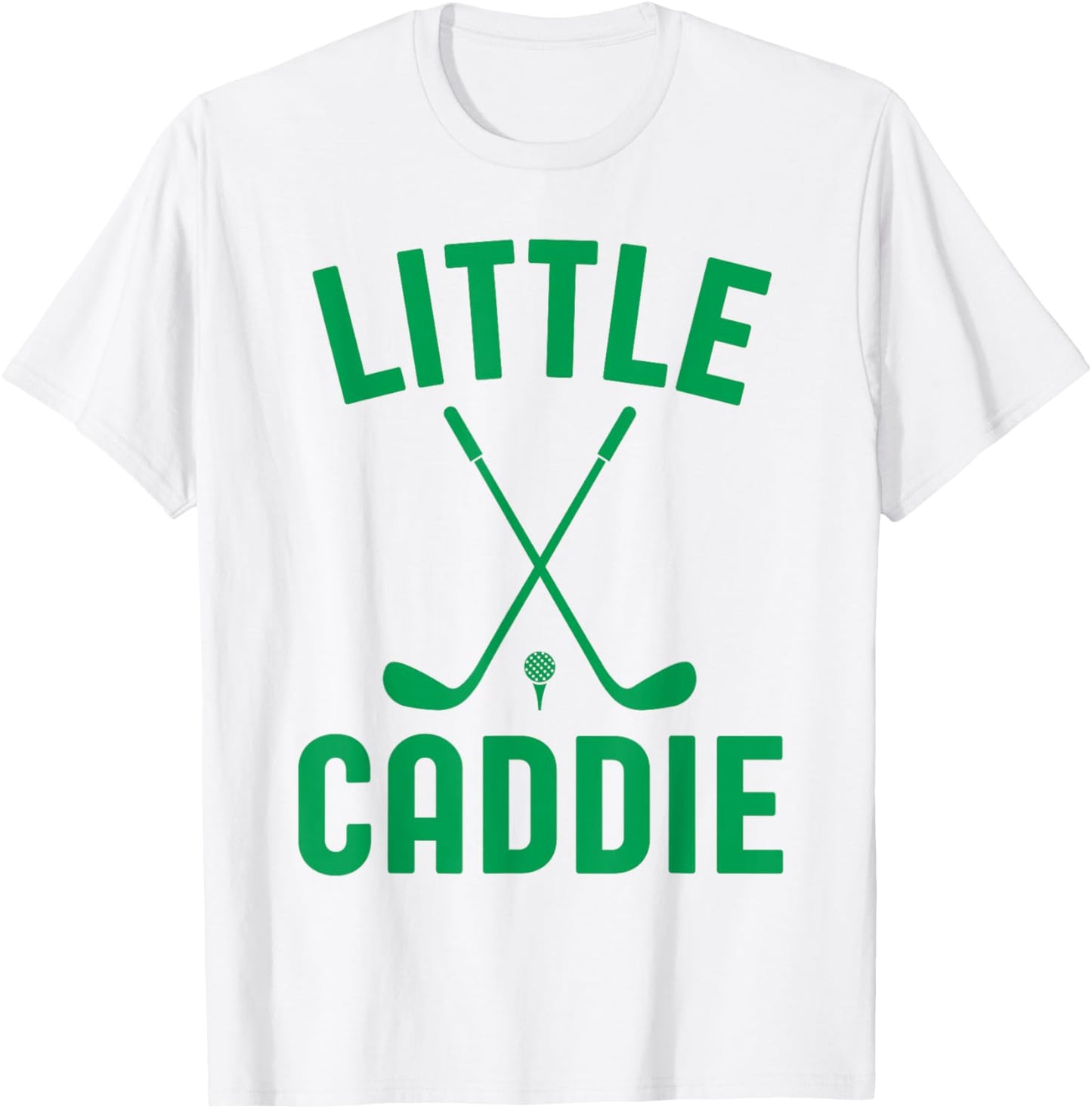 Little Caddie Golf Club Golfer Golfing Kids Boys Girls Baby T-Shirt - T-Shirt | White