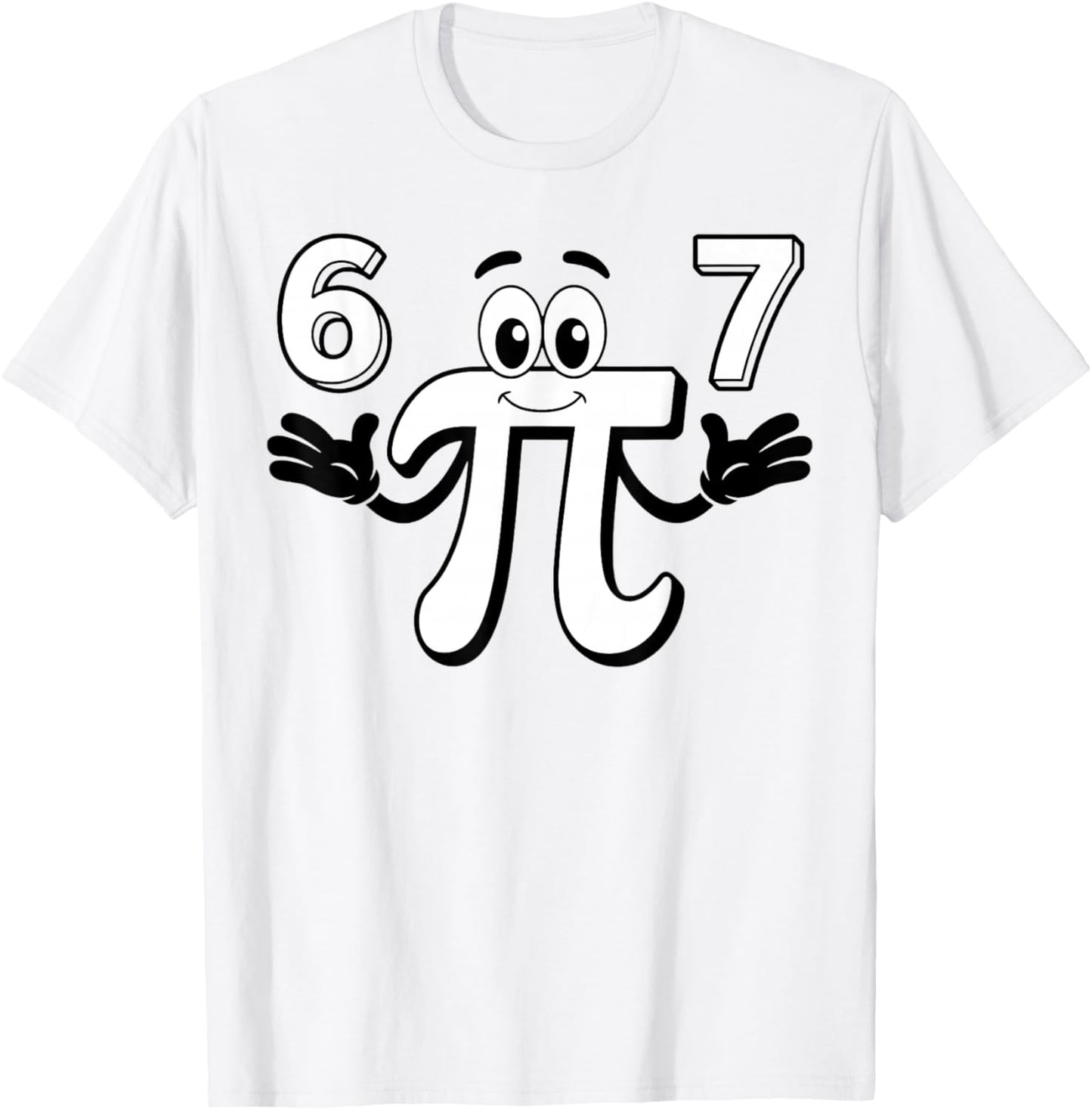 Funny 3.14 Pi Day Meme Math Design for Geeks and Students T-Shirt - T-Shirt | White